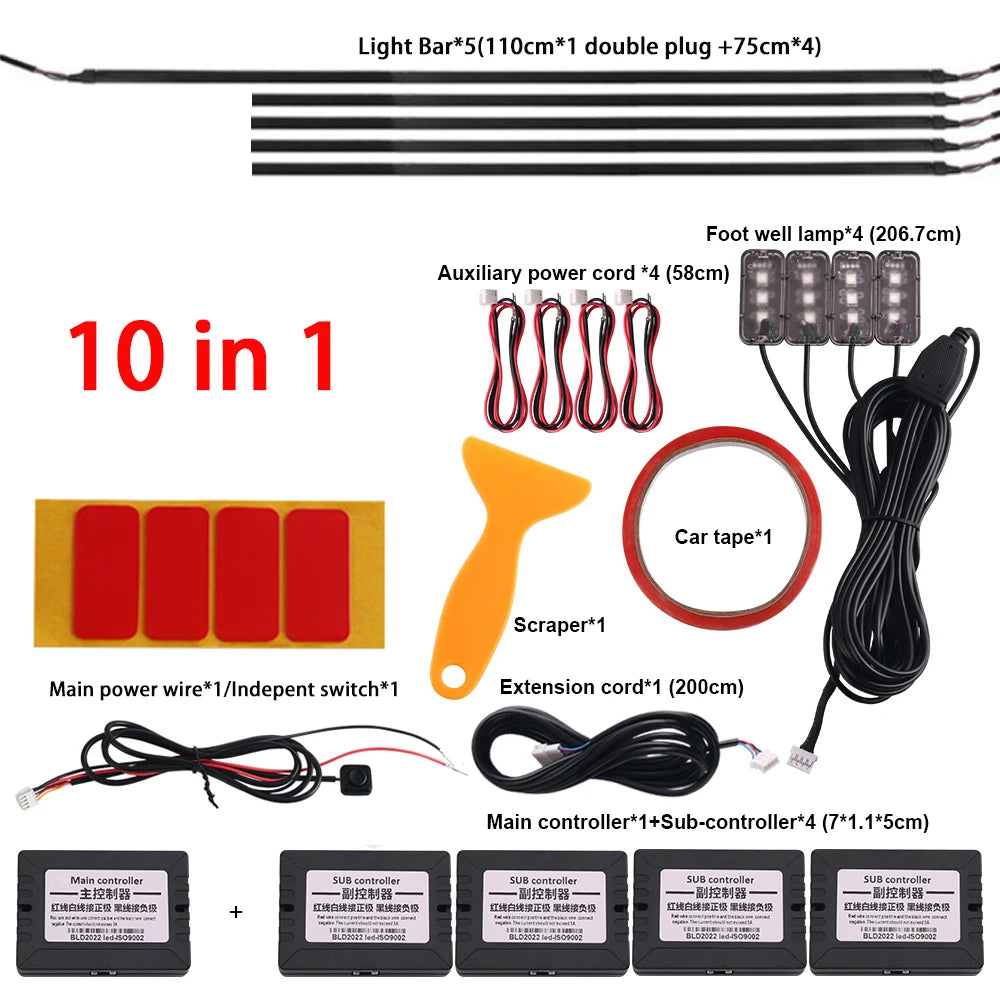 Led d'ambiance acrylique
