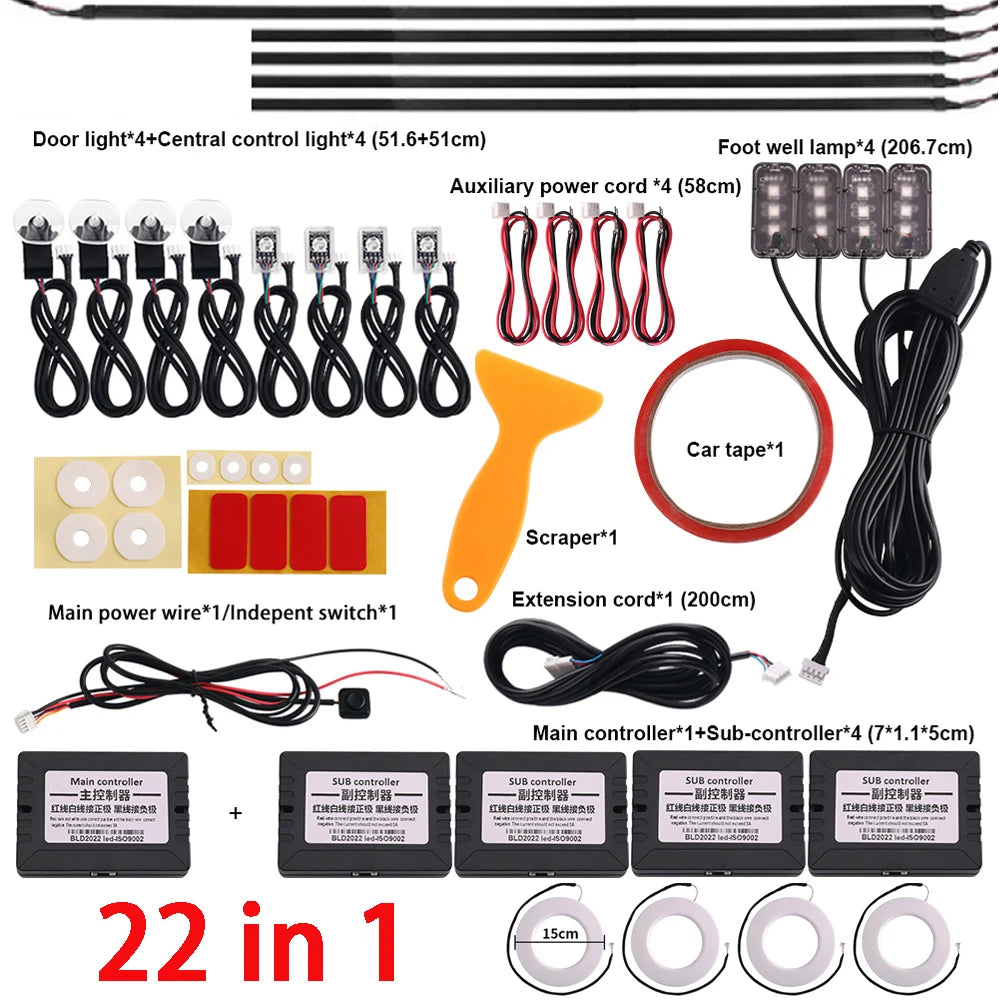 Led d'ambiance acrylique
