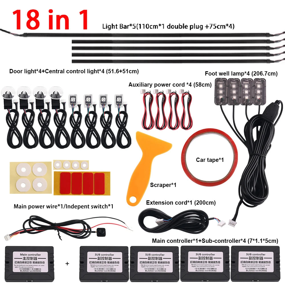 Led d'ambiance acrylique