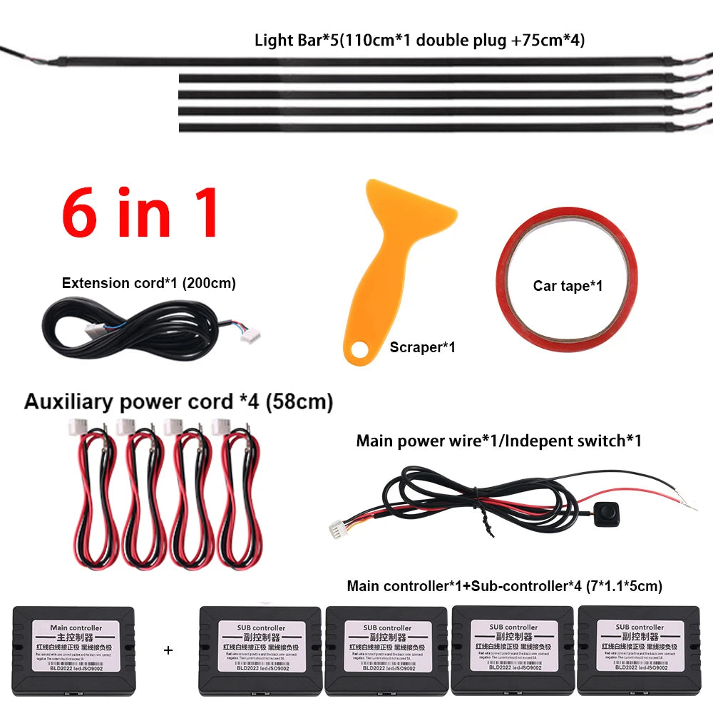 Led d'ambiance acrylique